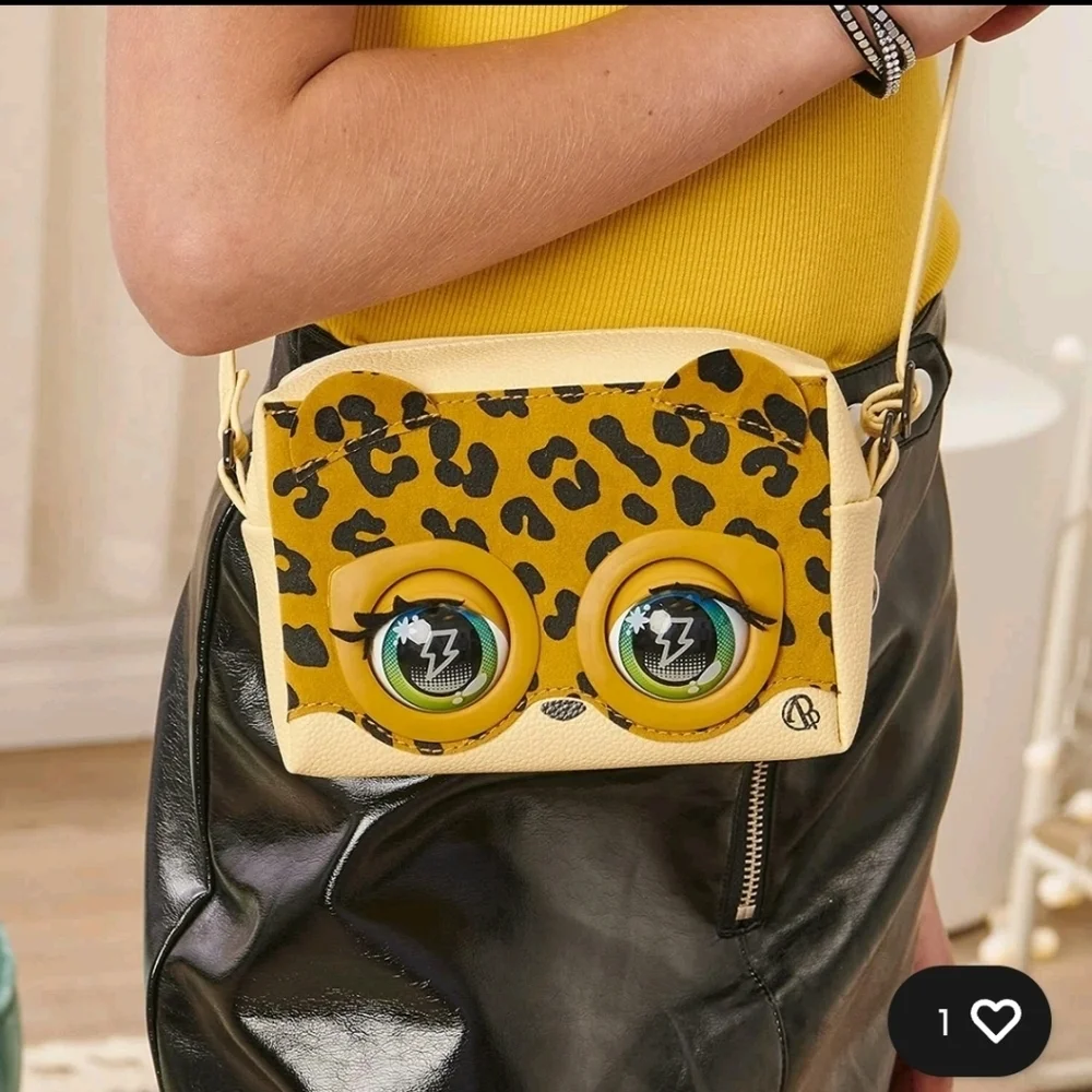 Leopard Print Kids Crossbody Bag